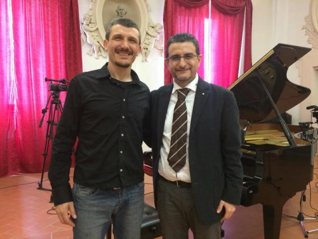 Franco Piccinno con Francesco Marino